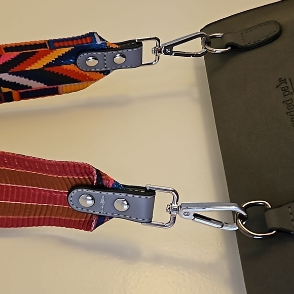 THREADED PEAR Gray Tassel Colorful Guitar Strap Shoulder Mini Bag - Picture 8 of 8